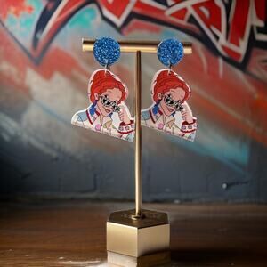 Miss Frizzle Back-to-school Magic School Bus Sunglasses Dangle Earrings